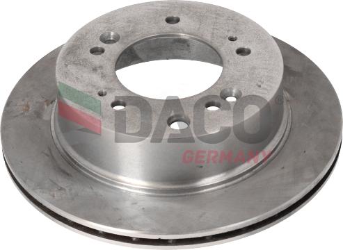 DACO Germany 601701 - Тормозной диск autospares.lv