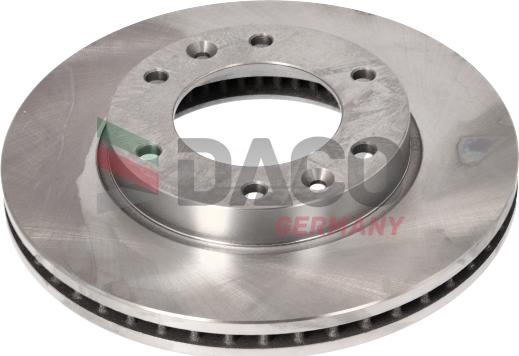 DACO Germany 601703 - Тормозной диск autospares.lv