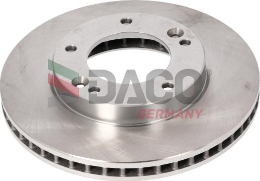 DACO Germany 601702 - Тормозной диск autospares.lv