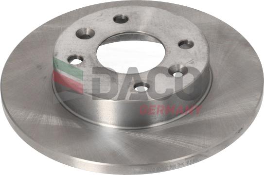 DACO Germany 603920 - Тормозной диск autospares.lv