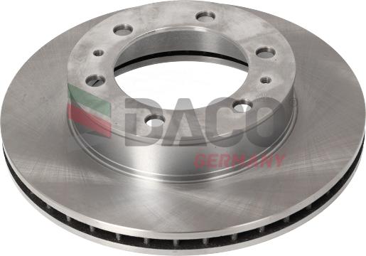 DACO Germany 603927 - Тормозной диск autospares.lv