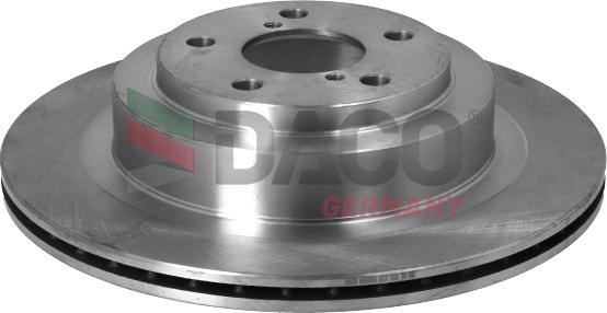 DACO Germany 603606 - Тормозной диск autospares.lv