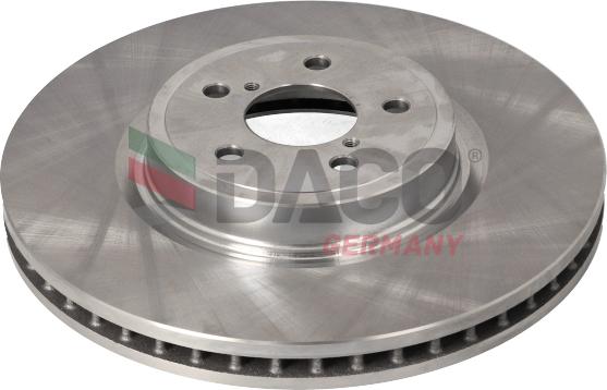 DACO Germany 603611 - Тормозной диск autospares.lv