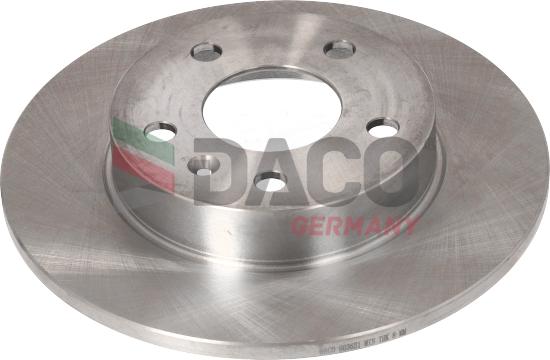 DACO Germany 603631 - Тормозной диск autospares.lv