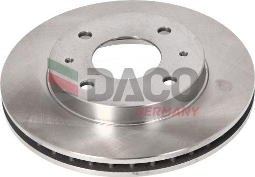 DACO Germany 603010 - Тормозной диск autospares.lv