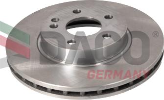 DACO Germany 603316 - Тормозной диск autospares.lv