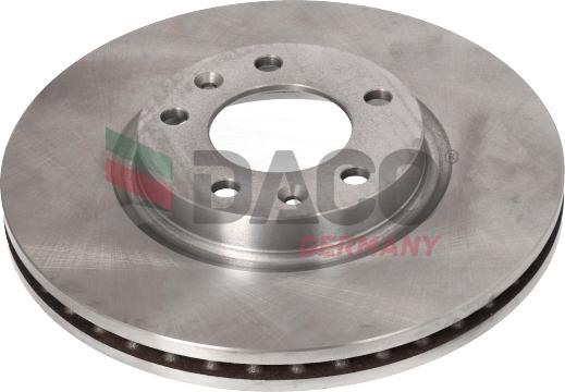 DACO Germany 603755 - Тормозной диск autospares.lv