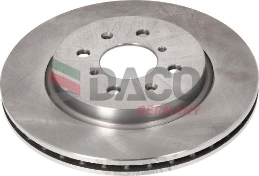 DACO Germany 603706 - Тормозной диск autospares.lv