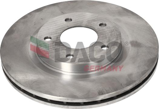 DACO Germany 602501 - Тормозной диск autospares.lv