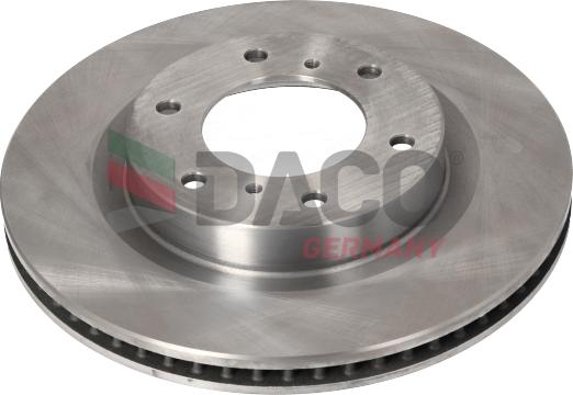 DACO Germany 602527 - Тормозной диск autospares.lv