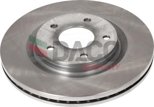 DACO Germany 602607 - Тормозной диск autospares.lv