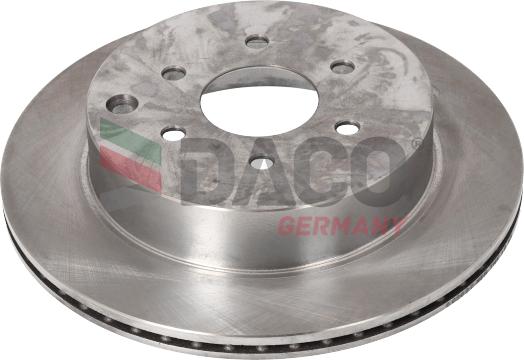 DACO Germany 602627 - Тормозной диск autospares.lv