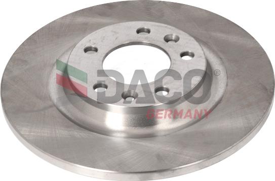 DACO Germany 602850 - Тормозной диск autospares.lv