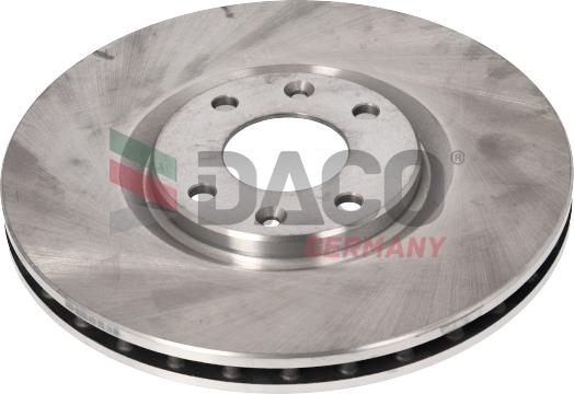 DACO Germany 602806 - Тормозной диск autospares.lv