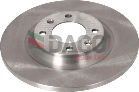 DACO Germany 602807 - Тормозной диск autospares.lv