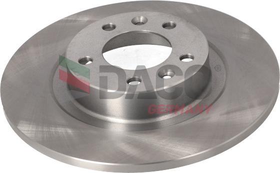 DACO Germany 602812 - Тормозной диск autospares.lv