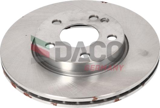 DACO Germany 602307 - Тормозной диск autospares.lv