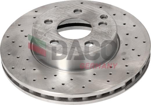 DACO Germany 602374 - Тормозной диск autospares.lv