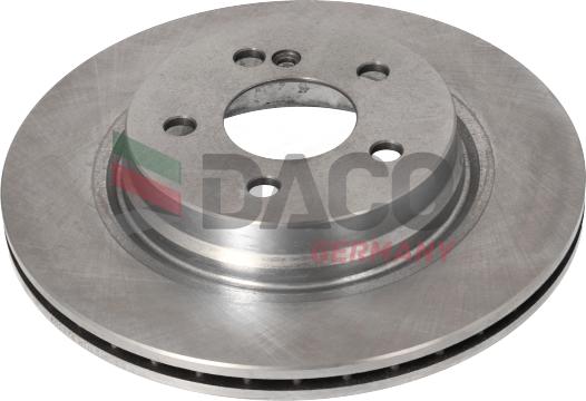 DACO Germany 602376 - Тормозной диск autospares.lv
