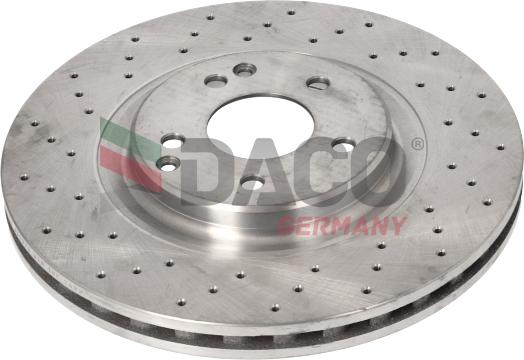 DACO Germany 602370 - Тормозной диск autospares.lv