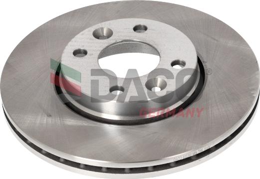 DACO Germany 602280 - Тормозной диск autospares.lv