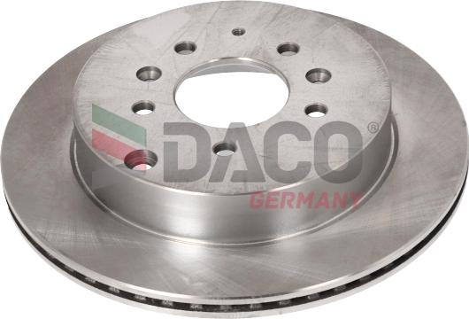 DACO Germany 602222 - Тормозной диск autospares.lv