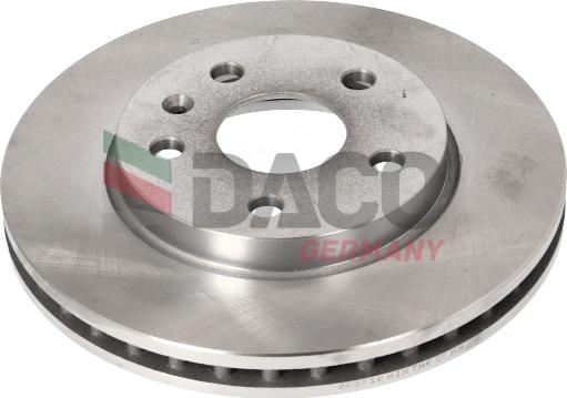 DACO Germany 602716 - Тормозной диск autospares.lv