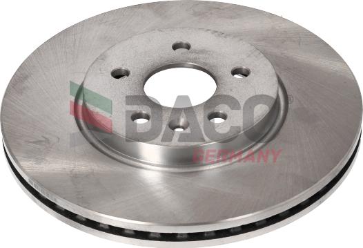 DACO Germany 602711 - Тормозной диск autospares.lv