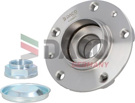 DACO Germany 110601 - Подшипник ступицы колеса, комплект autospares.lv