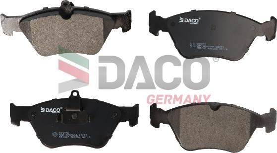 DACO Germany 329978 - Тормозные колодки, дисковые, комплект autospares.lv