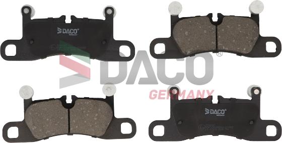 DACO Germany 324207 - Тормозные колодки, дисковые, комплект autospares.lv