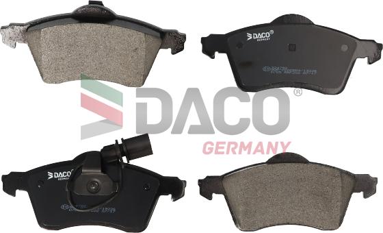 DACO Germany 324750 - Тормозные колодки, дисковые, комплект autospares.lv