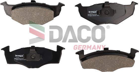 DACO Germany 324733 - Тормозные колодки, дисковые, комплект autospares.lv