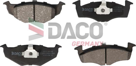 DACO Germany 324737 - Тормозные колодки, дисковые, комплект autospares.lv