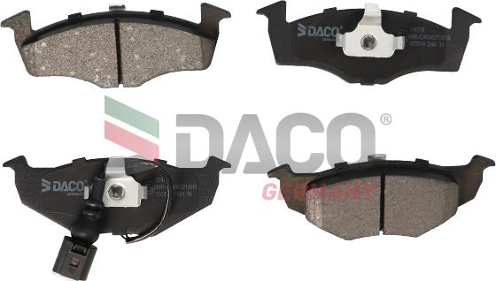 DACO Germany 324778 - Тормозные колодки, дисковые, комплект autospares.lv