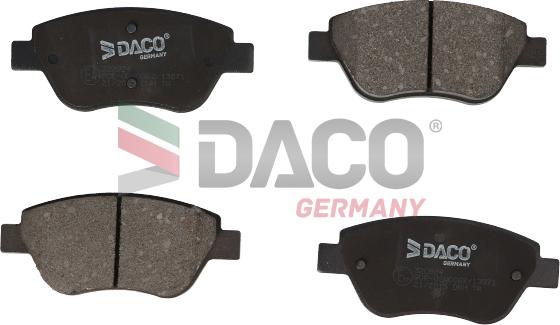 DACO Germany 320924 - Тормозные колодки, дисковые, комплект autospares.lv