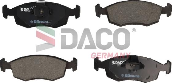 DACO Germany 320920 - Тормозные колодки, дисковые, комплект autospares.lv