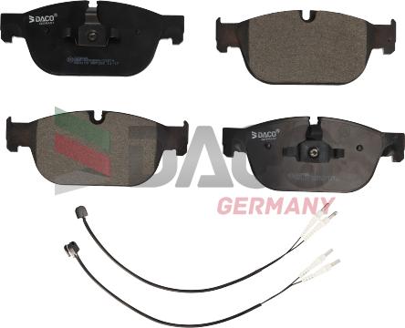 DACO Germany 320606 - Тормозные колодки, дисковые, комплект autospares.lv