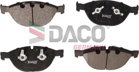 DACO Germany 320311 - Тормозные колодки, дисковые, комплект autospares.lv