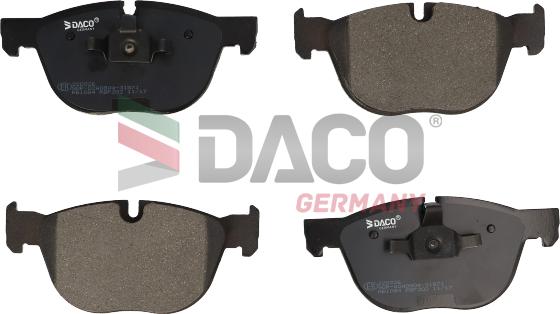DACO Germany 320326 - Тормозные колодки, дисковые, комплект autospares.lv