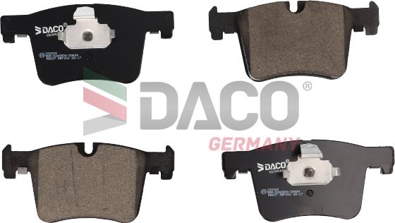 DACO Germany 320320 - Тормозные колодки, дисковые, комплект autospares.lv