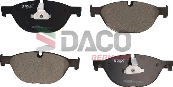 DACO Germany 320323 - Тормозные колодки, дисковые, комплект autospares.lv