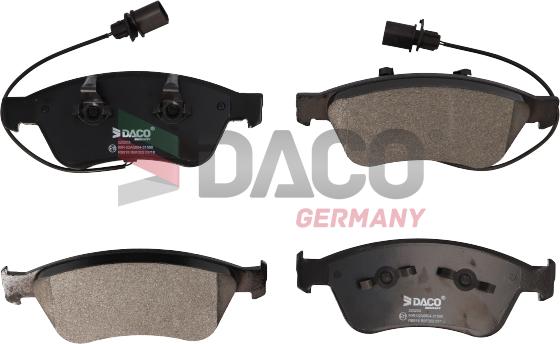 DACO Germany 320203 - Тормозные колодки, дисковые, комплект autospares.lv