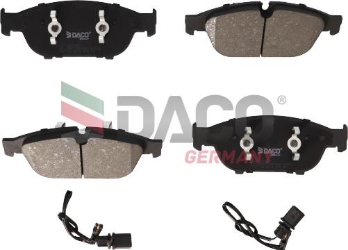 DACO Germany 320233 - Тормозные колодки, дисковые, комплект autospares.lv