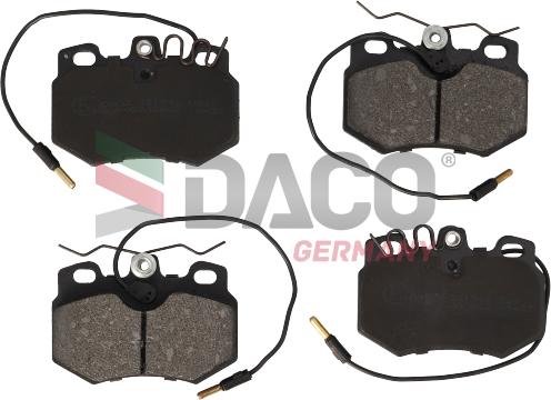 DACO Germany 321942 - Тормозные колодки, дисковые, комплект autospares.lv