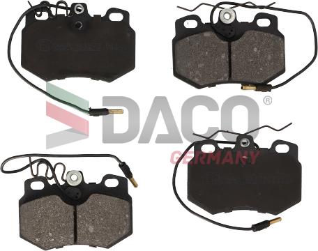 DACO Germany 321939 - Тормозные колодки, дисковые, комплект autospares.lv