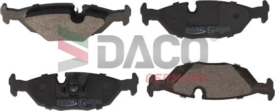 DACO Germany 321509 - Тормозные колодки, дисковые, комплект autospares.lv