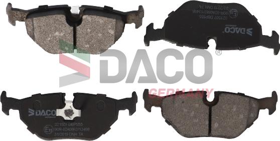 DACO Germany 321507 - Тормозные колодки, дисковые, комплект autospares.lv