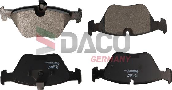 DACO Germany 321523 - Тормозные колодки, дисковые, комплект autospares.lv