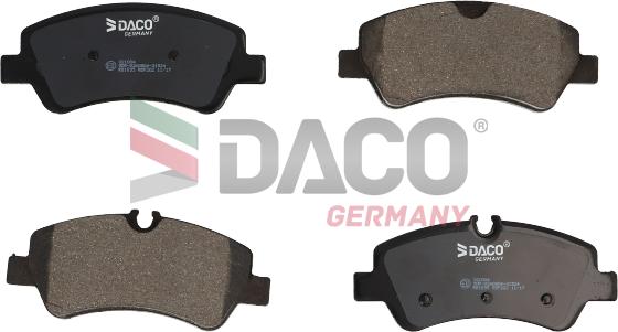 DACO Germany 321004 - Тормозные колодки, дисковые, комплект autospares.lv